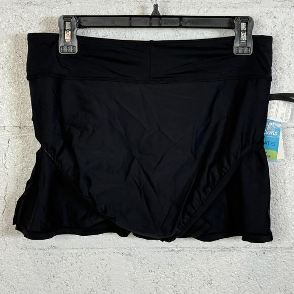 Swim Solutions Pull-on Swim Shorts - Black 10 MSRP $56 - Picture 5 of 8